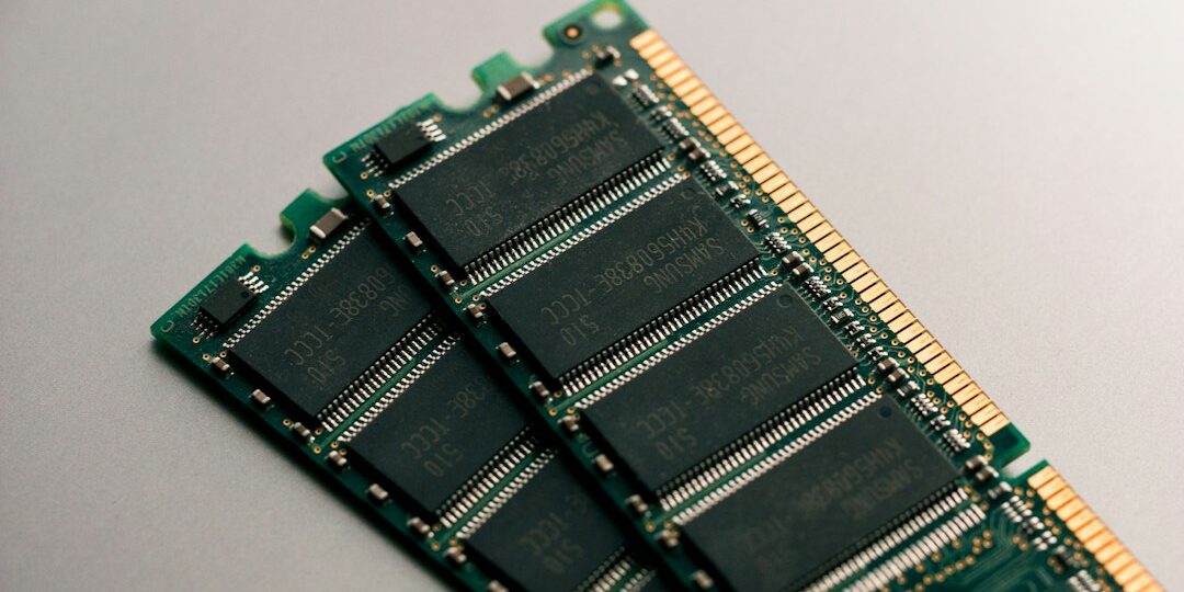 Laptop RAM upgrade Two RAM memory modules used for a laptop RAM upgrade