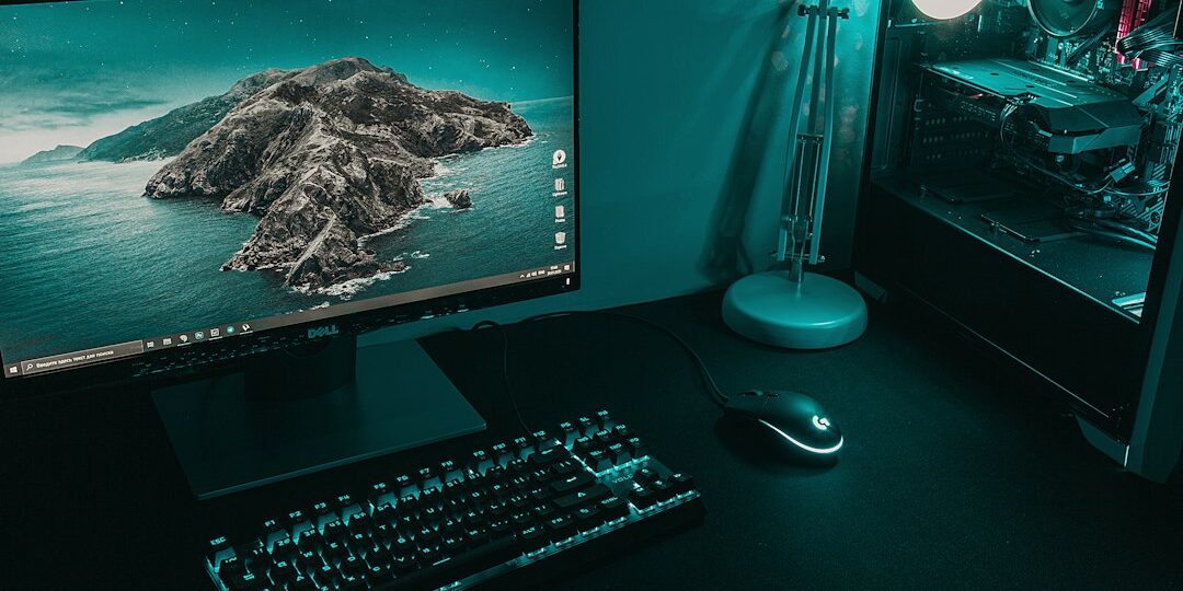 Desktop monitor and keyboard ready after Windows installation and formatting