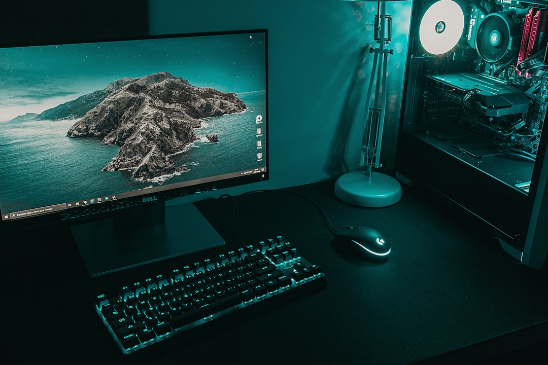 Desktop monitor and keyboard ready after Windows installation and formatting